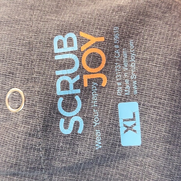 Scrub Joy Gray Scrub Joggers - Picture 10 of 13